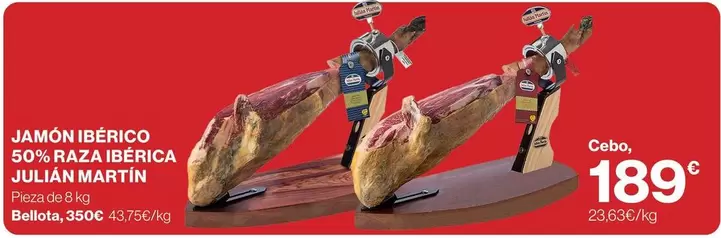 Julian Martín - Jamón Ibérico 50% Raza Ibérica 