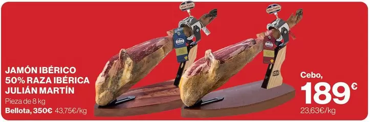 Julian Martín - Jamón Ibérico 50% Raza Ibérica