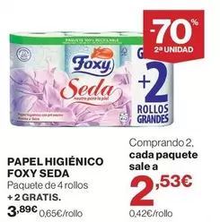 Foxy - Papel Higienico Seda