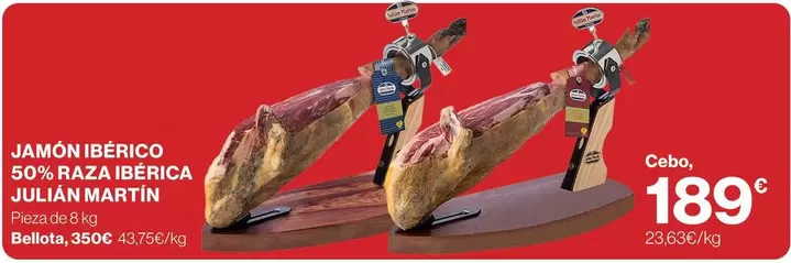 Julian Martín - Jamón Ibérico 50% Raza Ibérica