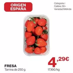 origen - Fresa
