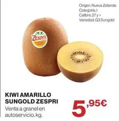 zespri - Kiwi Amarillo Sungold