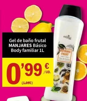 Manjares - Gel De Baño Frutal
