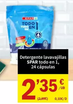 Spar - Detergente Lavavajillas Todo En 1