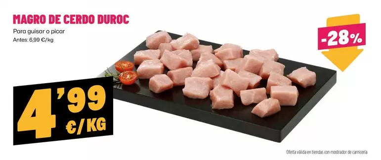 duroc - Magro De Cerdo Duroc