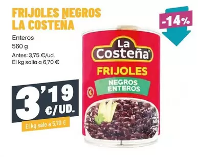 la costeña - Frijoles Negros