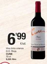 Cune - Vino Tinto Crianza D.o. Rioja