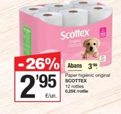 Scottex - Papel Higienic Original
