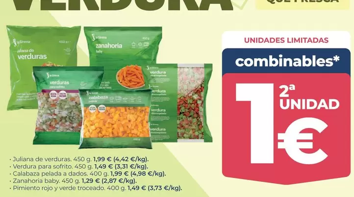 Juscadas De Verduras