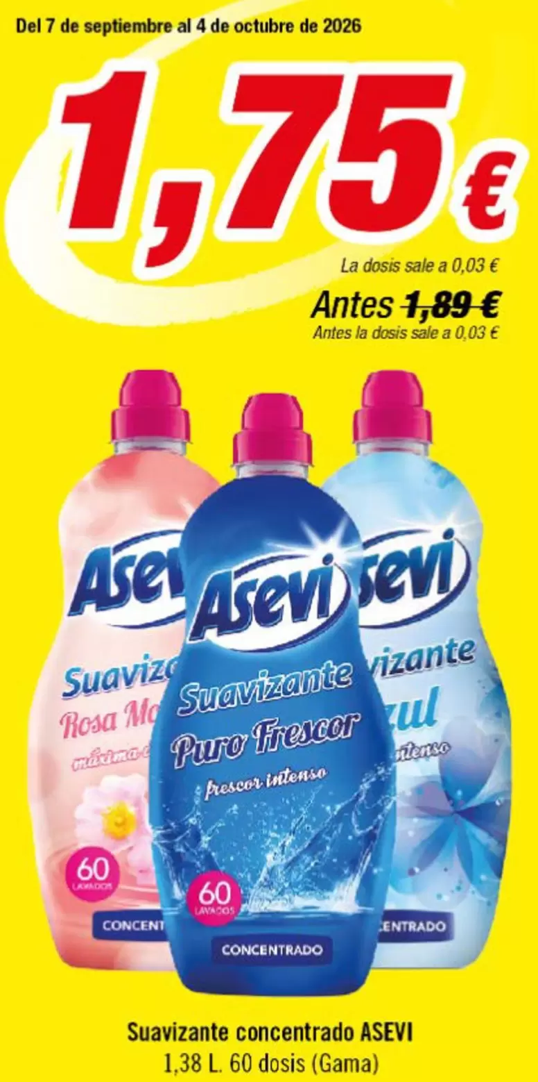 Asevi - Suavizante Concentrato