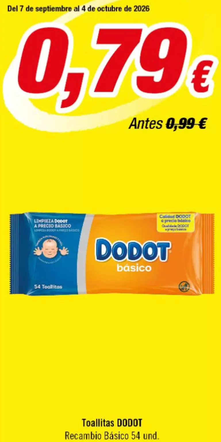Dodot - Toallitas