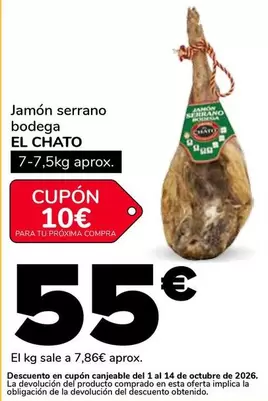 El Chato - Jamón Serrano Bodega
