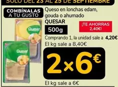Quesar - Queso En Lonchas Edam, Gouda O Ahumado