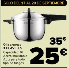 3 Claveles - Olla Express