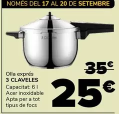 3 Claveles - Olla Exprés