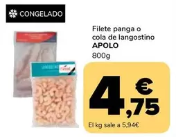 Apolo - Filete Panga O Cola De Langostino