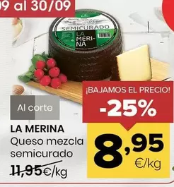 La Merina - Queso Mezcla Semicurado