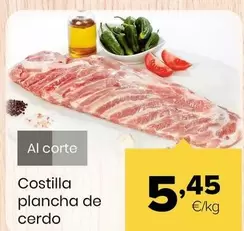Costilla Plancha De Cerdo