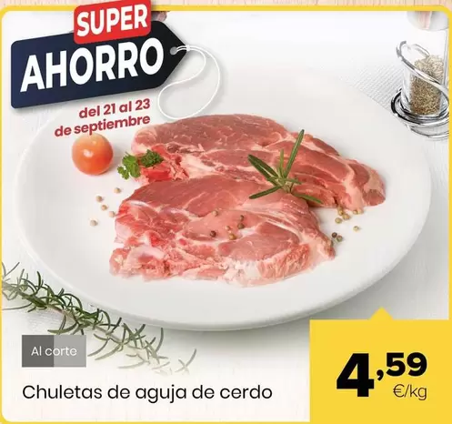 Chuletas De Aguja De Cerdo