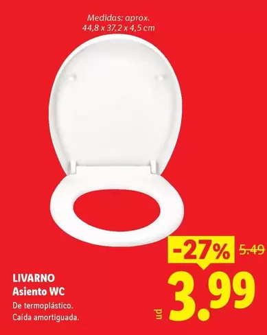 Livarno - Asiento Wc
