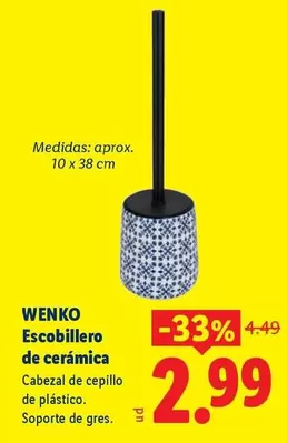 Wenko - Escobillero De Cerámica