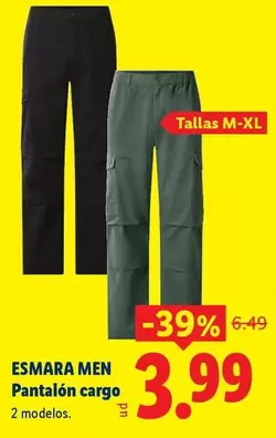 Esmara Men - Pantalón Cargo