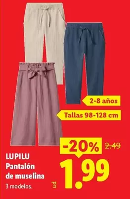 Lupilu - Pantalón De Muselina
