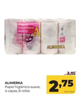 Alimerka - Papel Higienico Suave