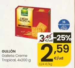 Gullón - Galleta Creme Tropical