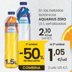 Aquarius - En Las Bebidas Isotónicas Zero