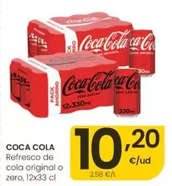 Coca-Cola - Refresco De Cola Original O Zero
