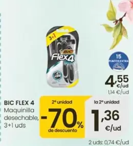 BIC - Flex 4 Maquinilla Desechable