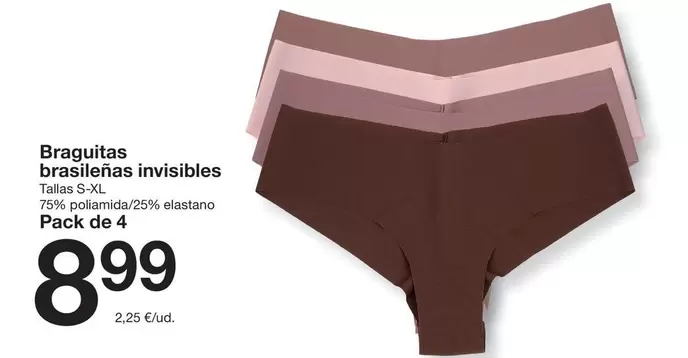 Zeeman - Braguitas Brasileñas Invisibles