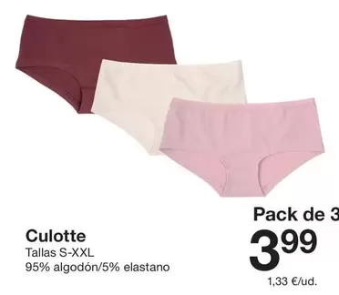 Zeeman - Culotte