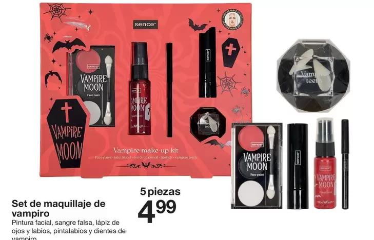 Zeeman - Set De Maquillaje De Vampiro