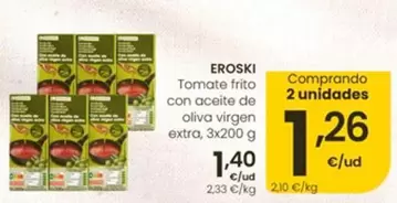 Eroski - Tomate Frito Con Aceite De Oliva Virgen Extra