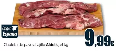 Aldelís - Chuleta De Pavo Al Ajillo