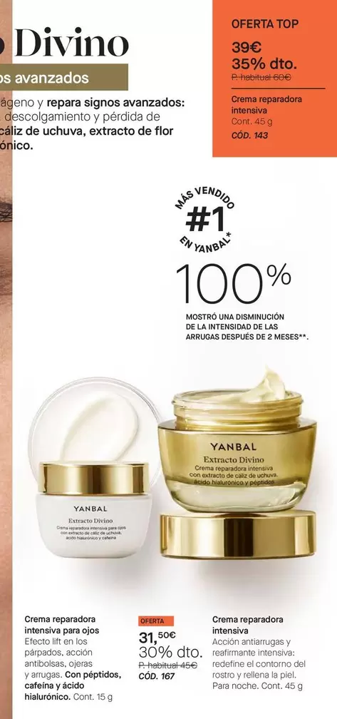 Yanbal - Crema Reparadora Intensiva