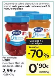 Hero - Confitura Diet De Maduixa