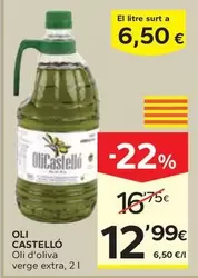 Oli Castelló - Oli D'Oliva Verge Extra