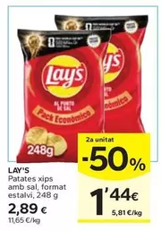 Lay's - Patates Xips Amb Sal