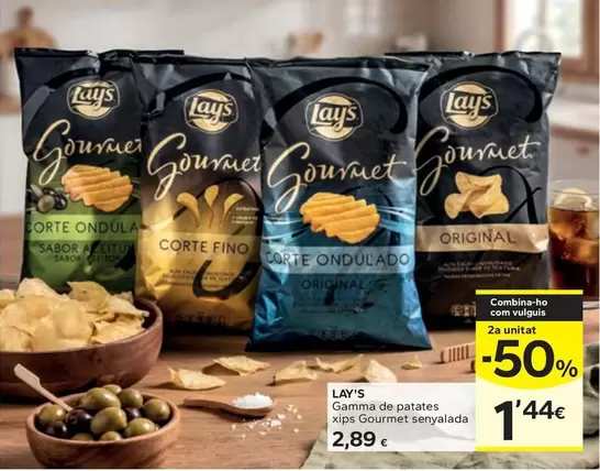 Lay's - Gamma De Patates Xips Gourmet Senyalada