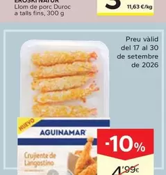 Eroski - Llagostins Cuits