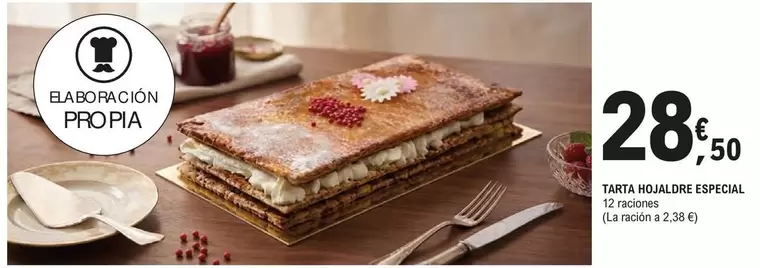 Tarta Hojaldre Especial
