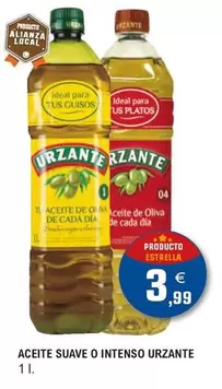 Urzante - Aceite Suave O Intenso