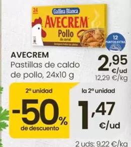 Avecrem - Pastillas De Caldo De Pollo