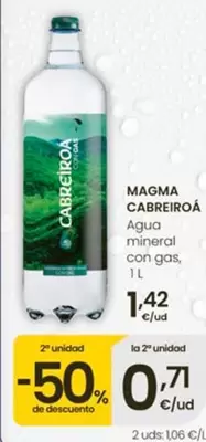 Magma Cabreiroá - Agua Mineral Con Gas