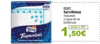 Foxy - Servilletas