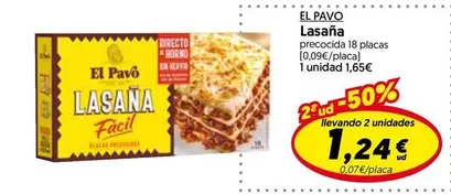 El Pavo - Lasaña