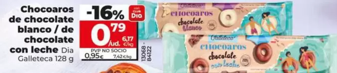 Dia Galleteca - Chocoaros De Chocolate Blanco/ De Chocolate Con Leche